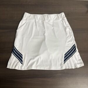 NWT Sport Haley Size XS‎ Women's White Tennis Golf Pull On Skort Pockets Pleated